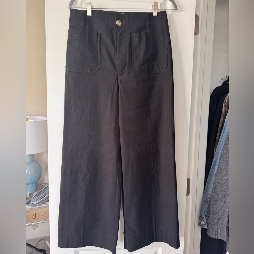 Maeve for Anthropologie Black Colette Pants Size 30